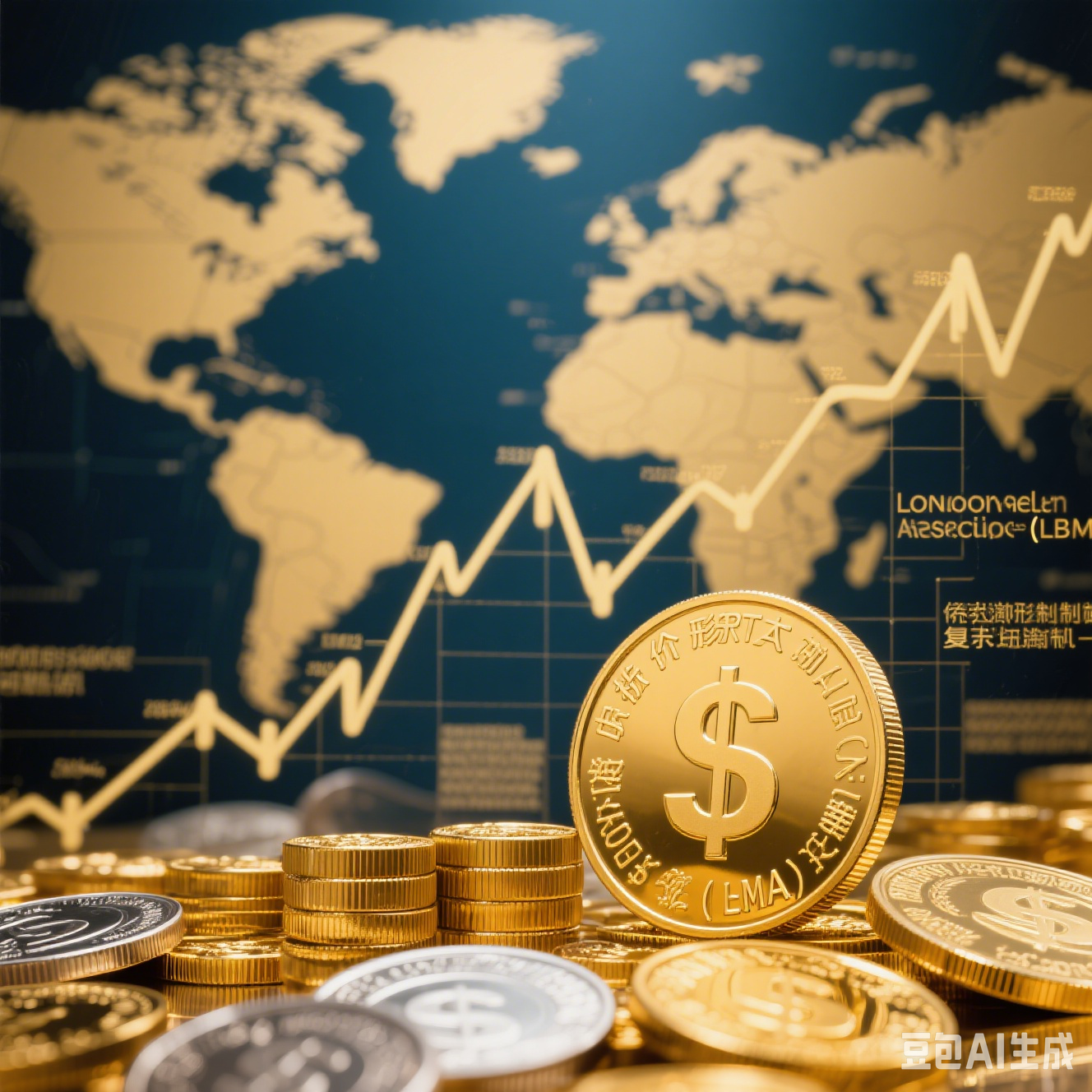 黄金价格形成机制示意图