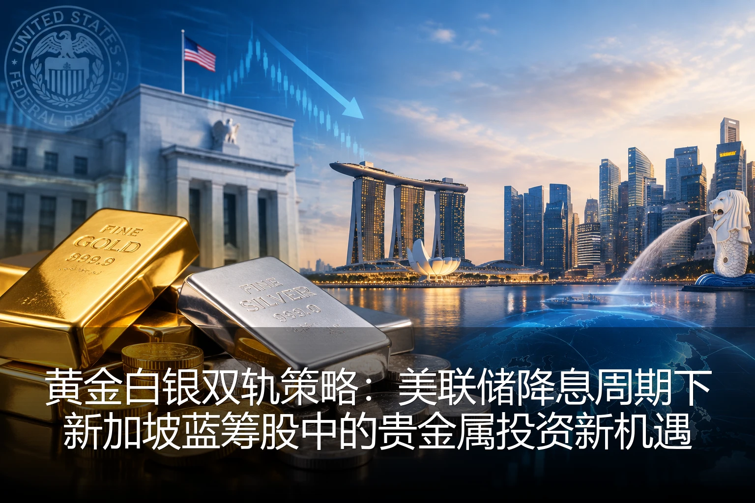黄金白银双轨策略：美联储降息周期下新加坡蓝筹股中的贵金属投资新机遇